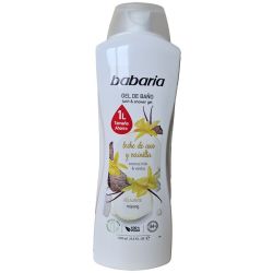 Babaria gel douche vanille noix de coco 1000ml