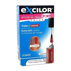 Excilor Forte Color Red Mycose Ongle 30ml+ Vao 8ml