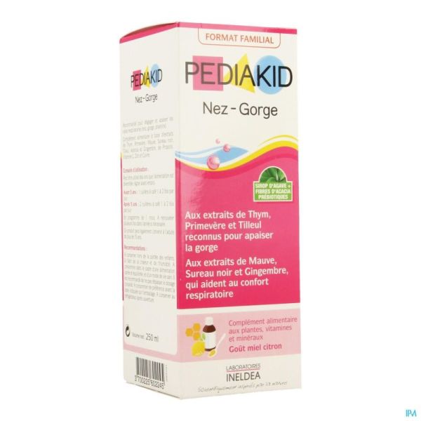 Pediakid Nez-gorge Sol Buva 250ml