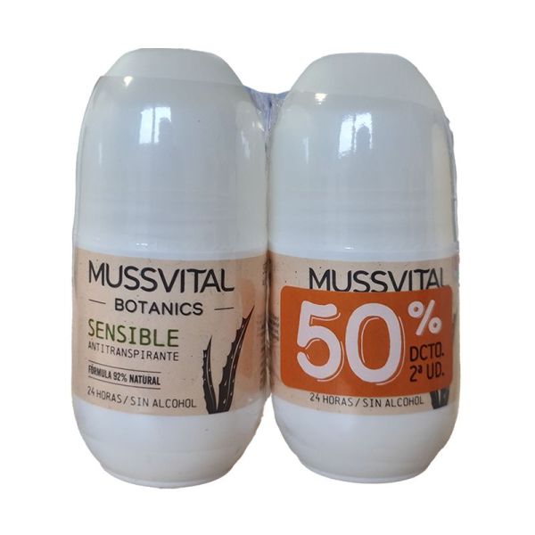 Mussvital Botanics Deo Sensible 2x75ml