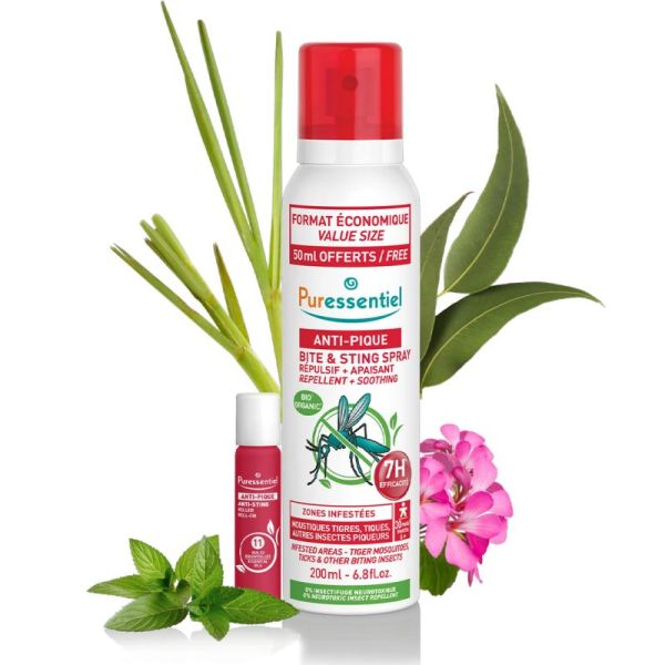 Puressentiel A/pique Spray 200ml + Roller 5ml