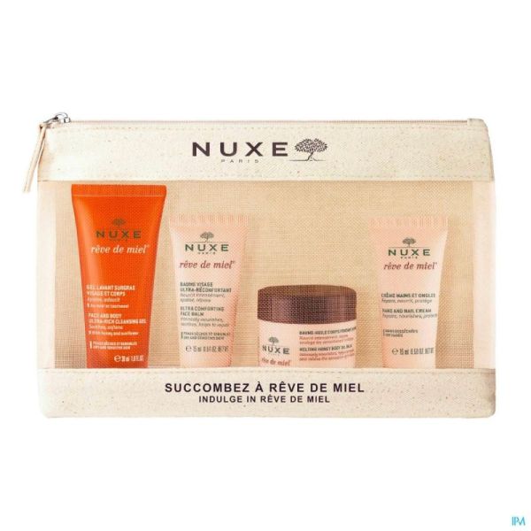 Nuxe Trousse Voyage Reve De Miel 4 Prod.