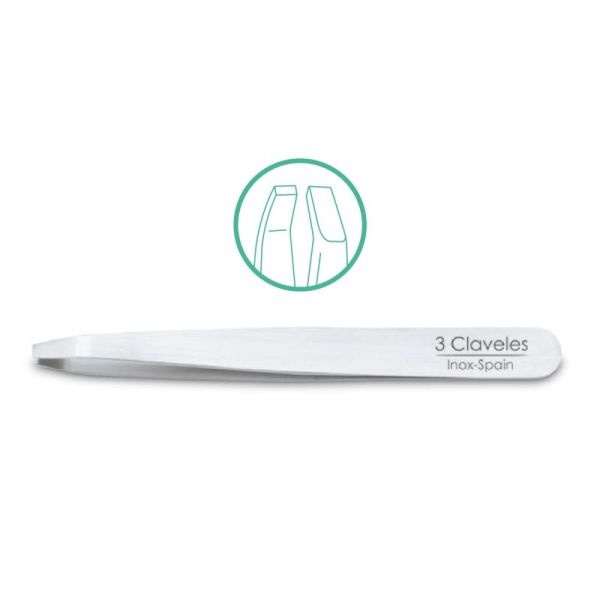 3 claveles pince a epiler crabe 10cm 80104