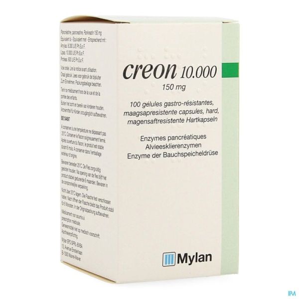 Creon 10000 Caps Gastroresist 100 X 150mg